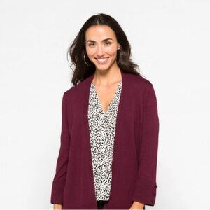 Evolution by Cyrus Stitch Fix Exclusive Soft Lightweight Open Cardigan Topper S